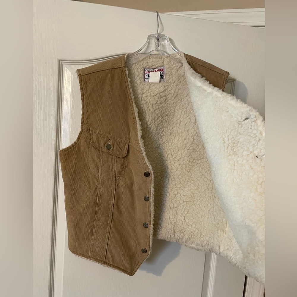 Vintage 70s Lee Storm-Rider Corduroy Sherpa Lined… - image 2
